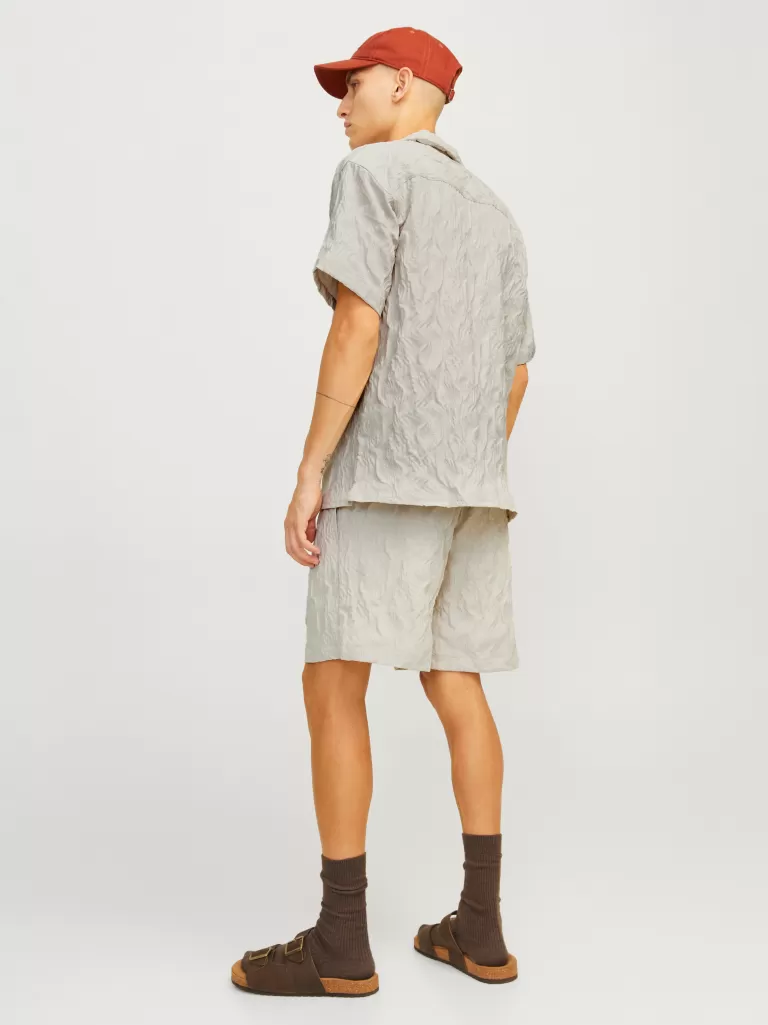 JACK & JONES Krótkie Spodenki^Krój swobodny Krótkie spodenki o luźnym kroju Beżowy