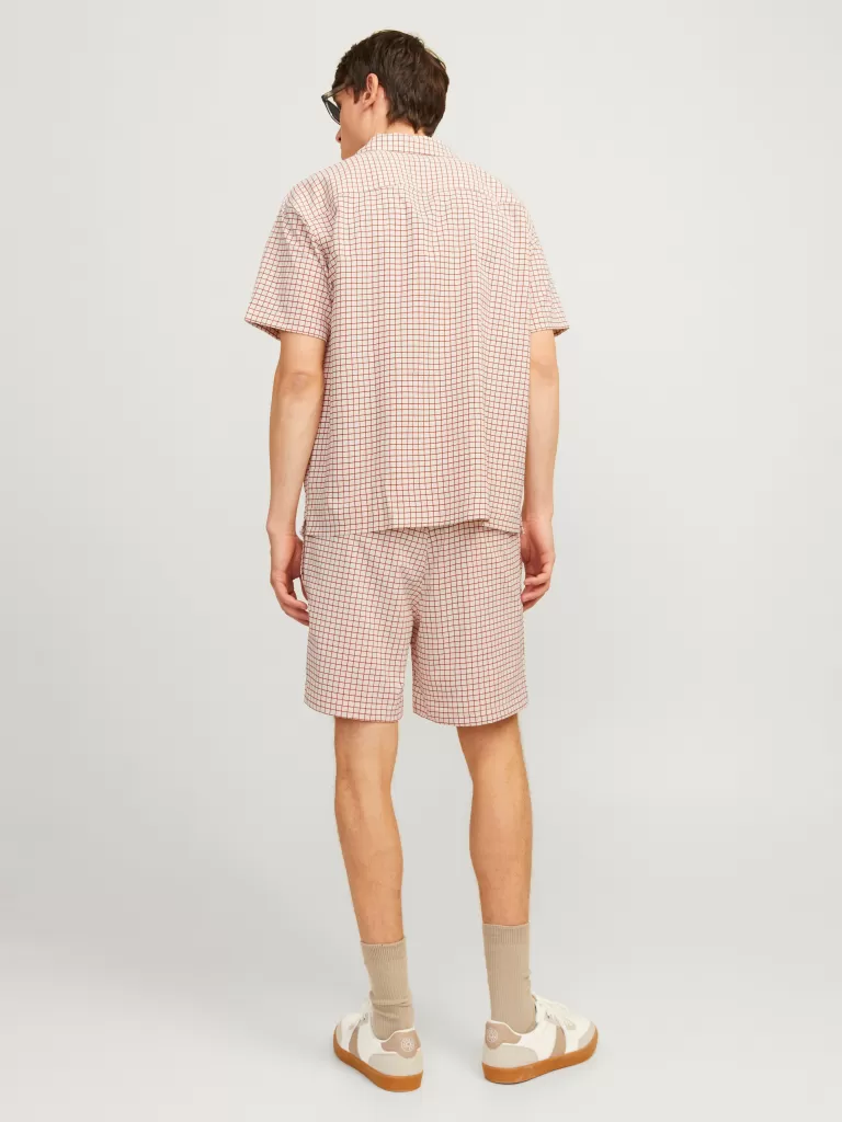 JACK & JONES Krótkie Spodenki^Krój swobodny Krótkie spodenki o luźnym kroju Beżowy