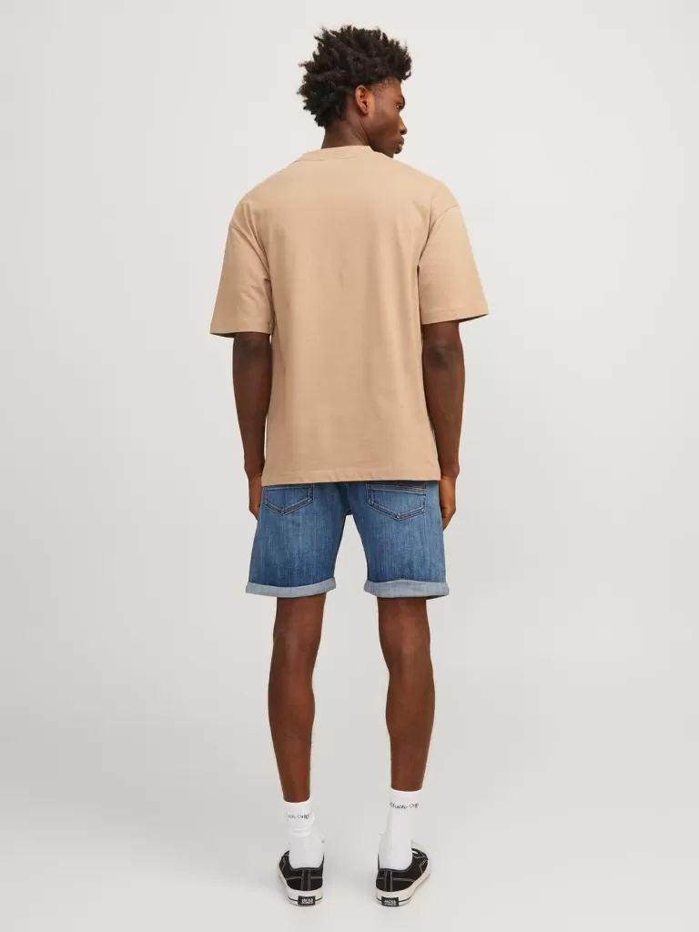 JACK & JONES Krótkie Spodenki^Krój swobodny Krótkie spodenki o luźnym kroju Niebieski