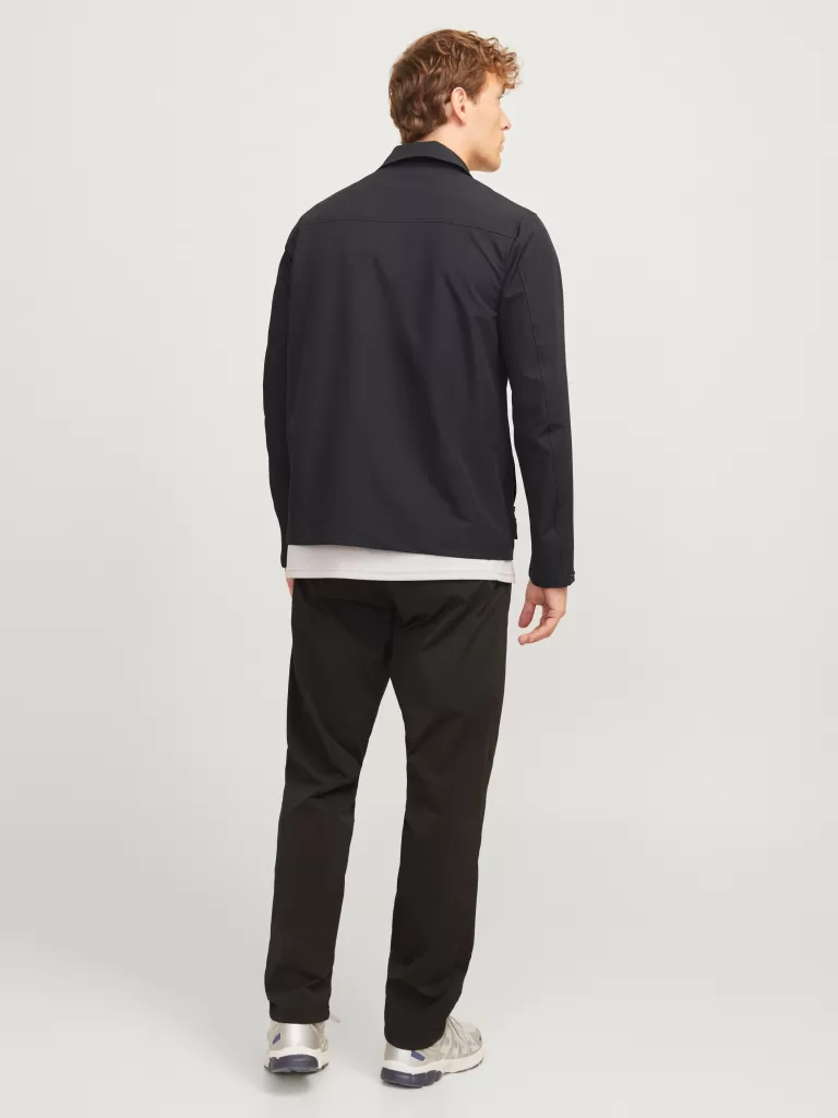 JACK & JONES Koszule^Krój swobodny Kurtka koszulowa Czarny