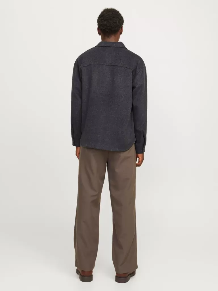 JACK & JONES Koszule^Krój swobodny Kurtka koszulowa Czarny