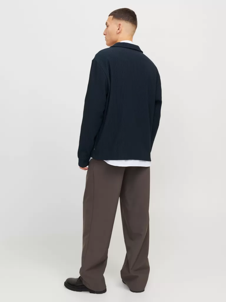 JACK & JONES Koszule^Krój swobodny Kurtka koszulowa Niebieski