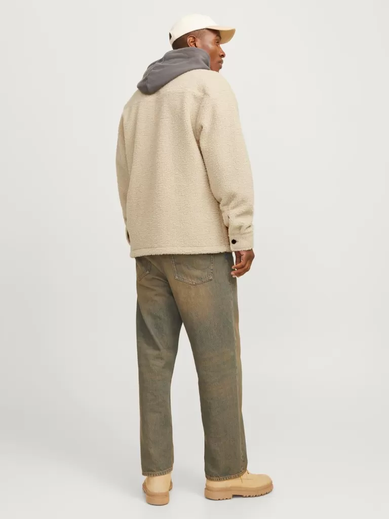 JACK & JONES Koszule^Krój swobodny Kurtka koszulowa Biały