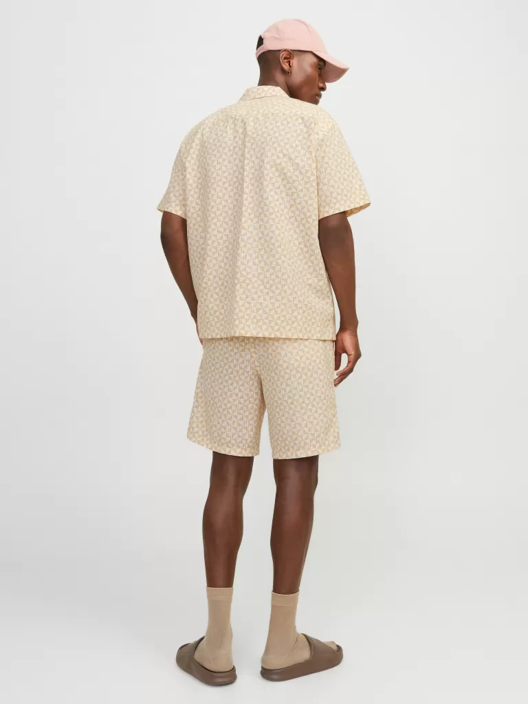 JACK & JONES Koszule^Krój swobodny Tropikalna Żółty