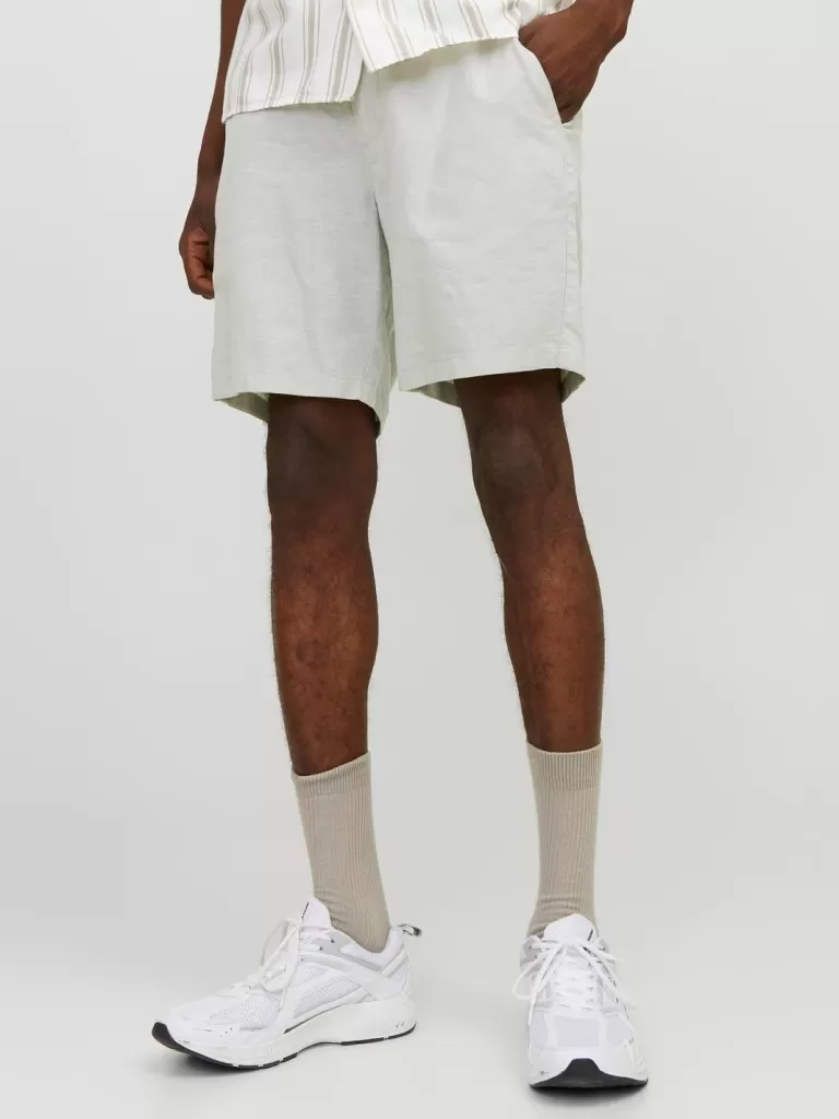 JACK & JONES Krótkie Spodenki^Krój tapered Krótkie chinosy Szary
