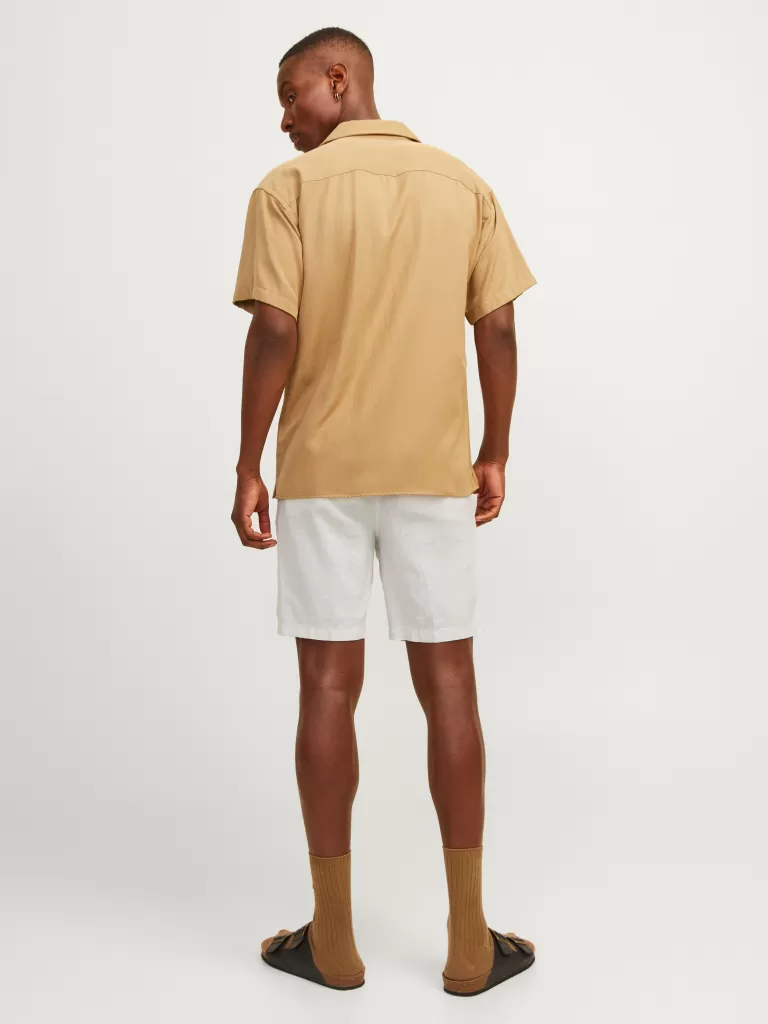 JACK & JONES Krótkie Spodenki^Krój tapered Krótkie chinosy Szary