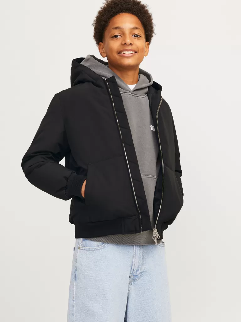 JACK & JONES Kurtki^Kurtka bomberka Junior Czarny