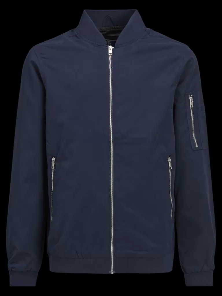 JACK & JONES Kurtki^Kurtka bomberka Mini Niebieski