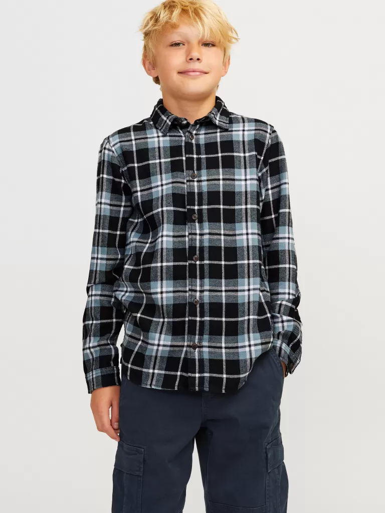 JACK & JONES Koszule | Wyprzedaż^Kurtka koszulowa Junior Niebieski