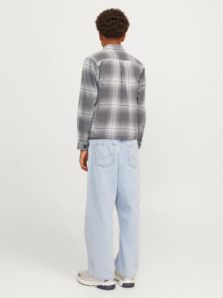 JACK & JONES Koszule^Kurtka koszulowa Junior Szary