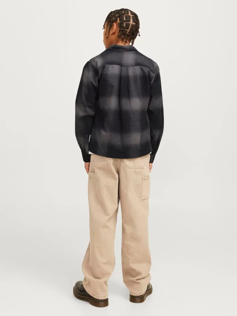 JACK & JONES Koszule^Kurtka koszulowa Junior Szary