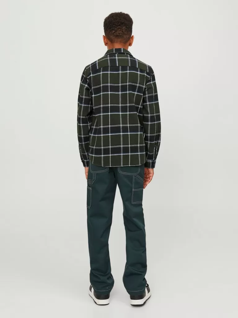 JACK & JONES Koszule | Wyprzedaż^Kurtka koszulowa Junior Zielony