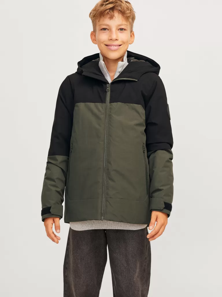 JACK & JONES Kurtki^Kurtka ocieplana Junior Zielony