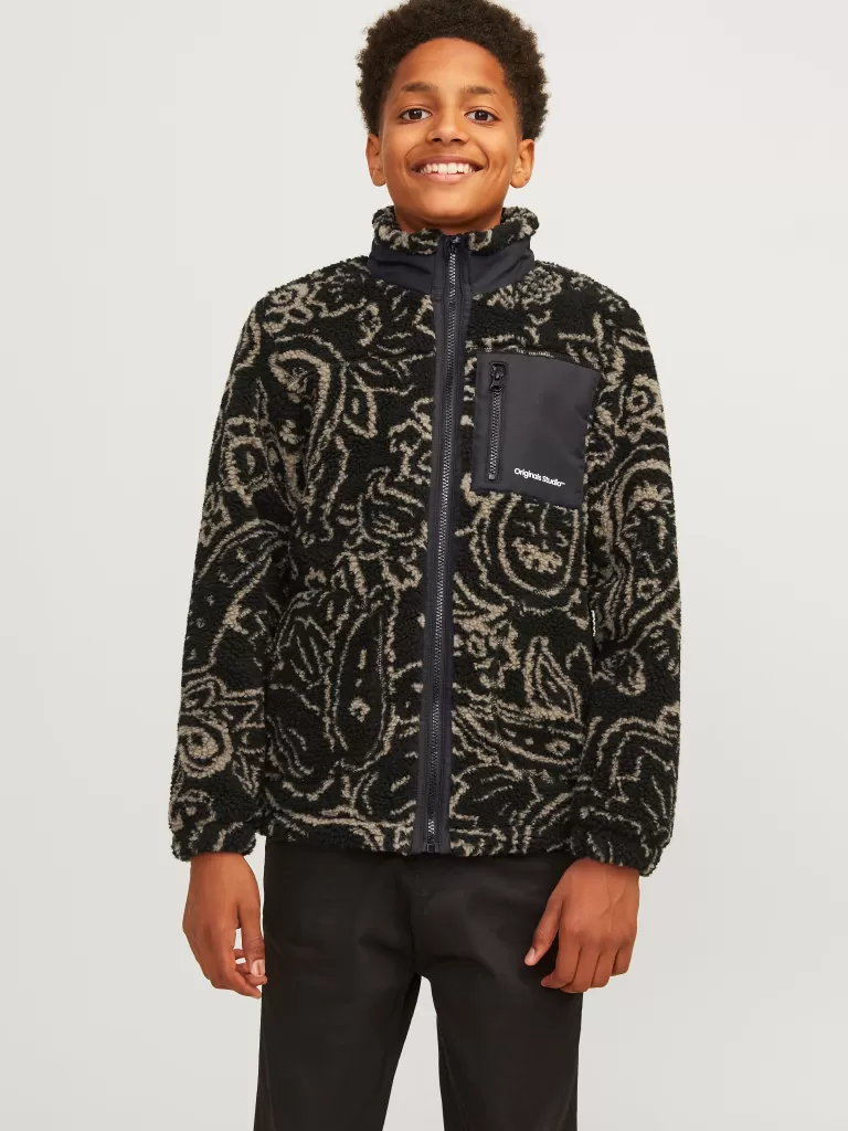 JACK & JONES Kurtki | Wyprzedaż^Kurtka pluszowa Junior Czarny