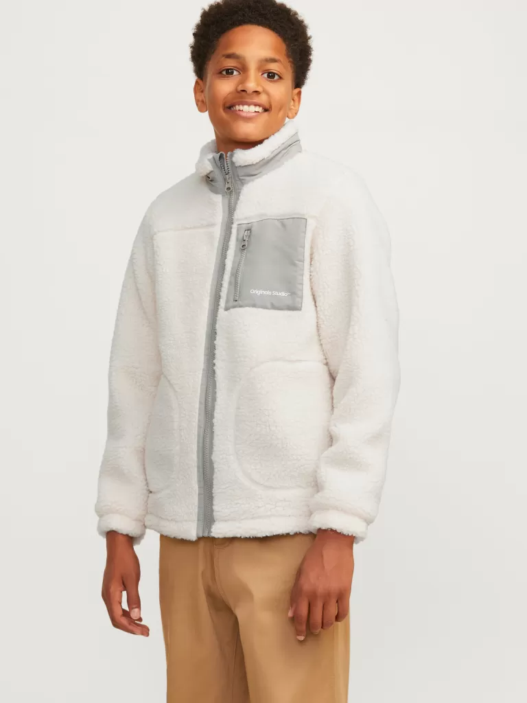 JACK & JONES Kurtki | Wyprzedaż^Kurtka pluszowa Junior Biały