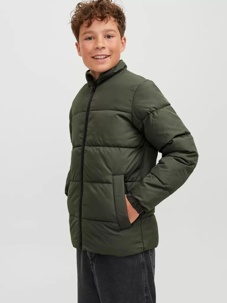 JACK & JONES Kurtki | Wyprzedaż^Kurtka puchowa Junior Zielony