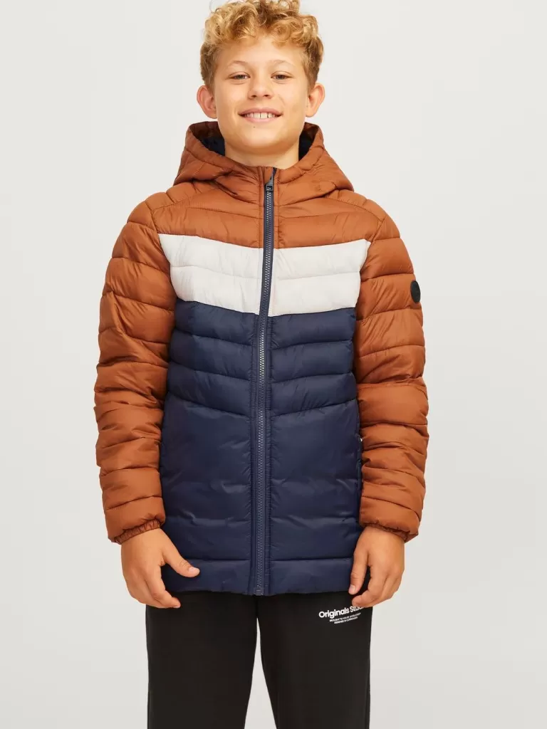 JACK & JONES Kurtki^Kurtka puchowa Junior Niebieski