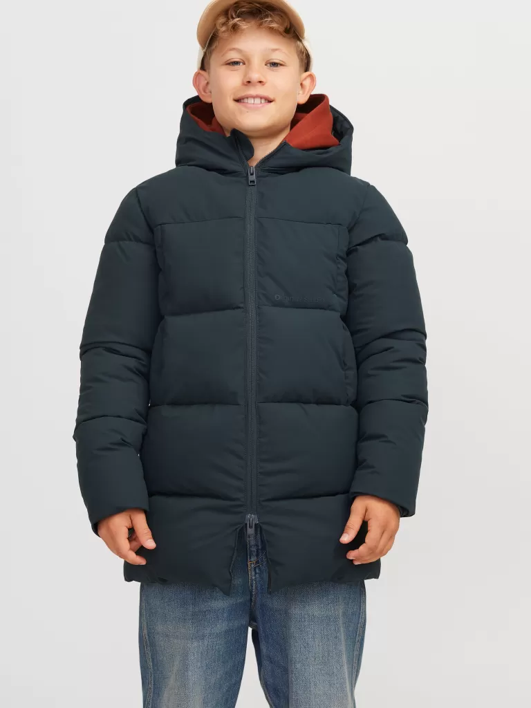JACK & JONES Kurtki^Kurtka puchowa Junior Zielony