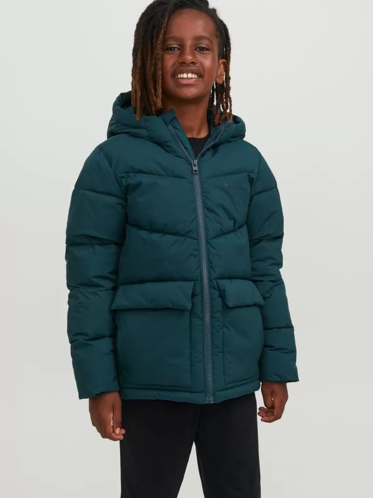 JACK & JONES Kurtki | Wyprzedaż^Kurtka puchowa Junior Zielony