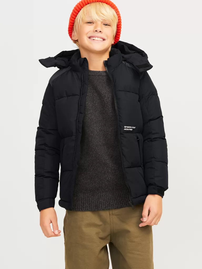 JACK & JONES Kurtki^Kurtka puchowa Junior Czarny