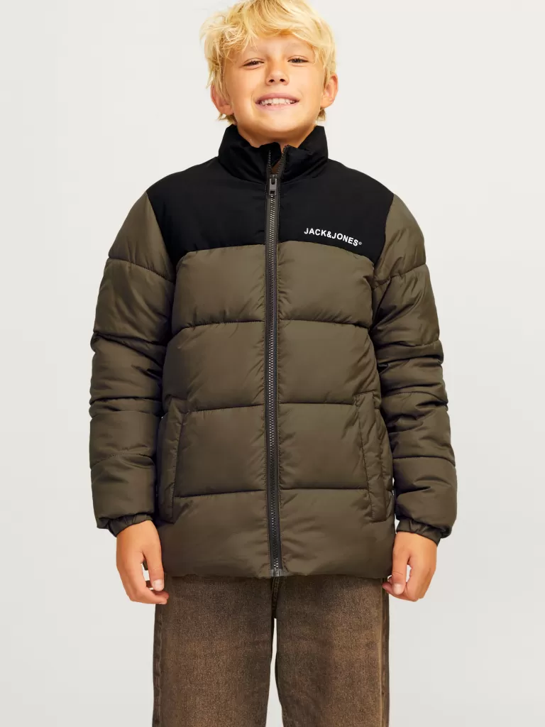 JACK & JONES Kurtki^Kurtka puchowa Junior Brązowy