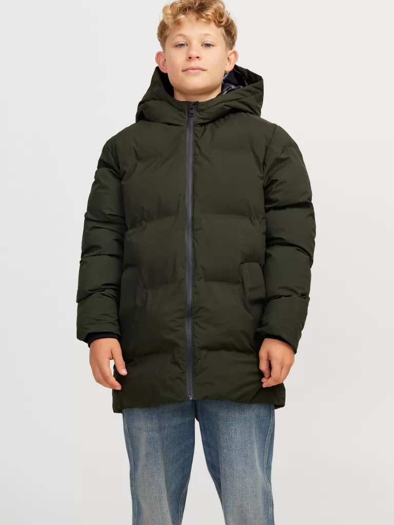JACK & JONES Kurtki^Kurtka puchowa Junior Zielony