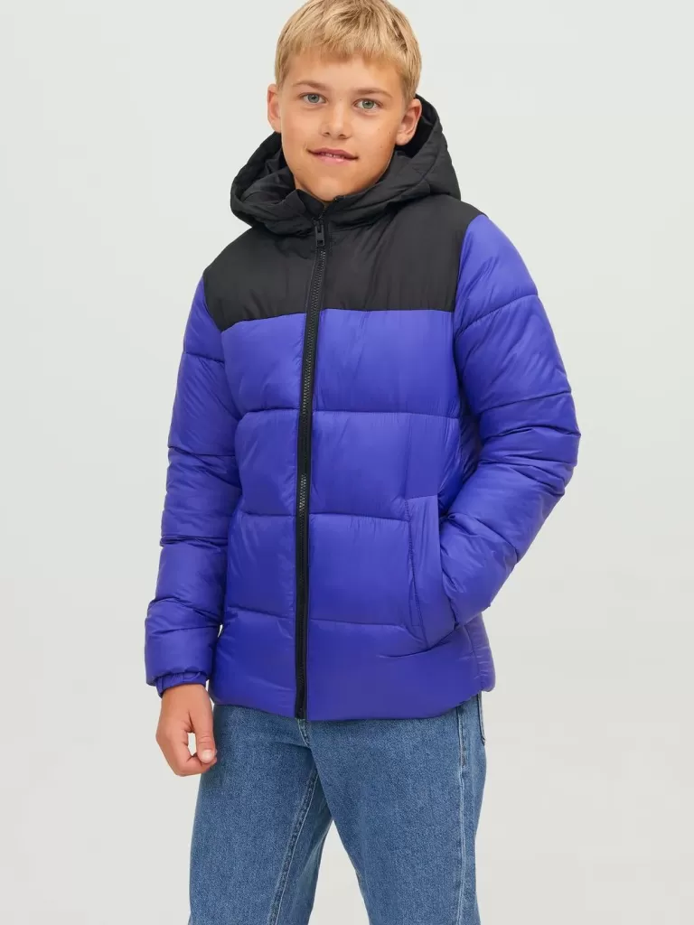 JACK & JONES Kurtki | Wyprzedaż^Kurtka puchowa Junior Niebieski