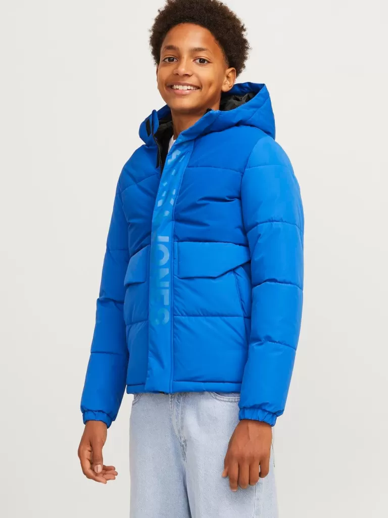 JACK & JONES Kurtki^Kurtka puchowa Junior Niebieski