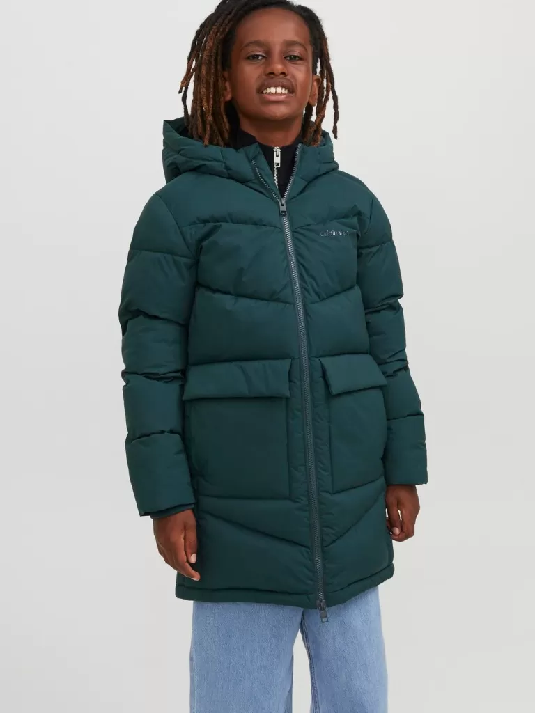 JACK & JONES Kurtki | Wyprzedaż^Kurtka puchowa Junior Zielony