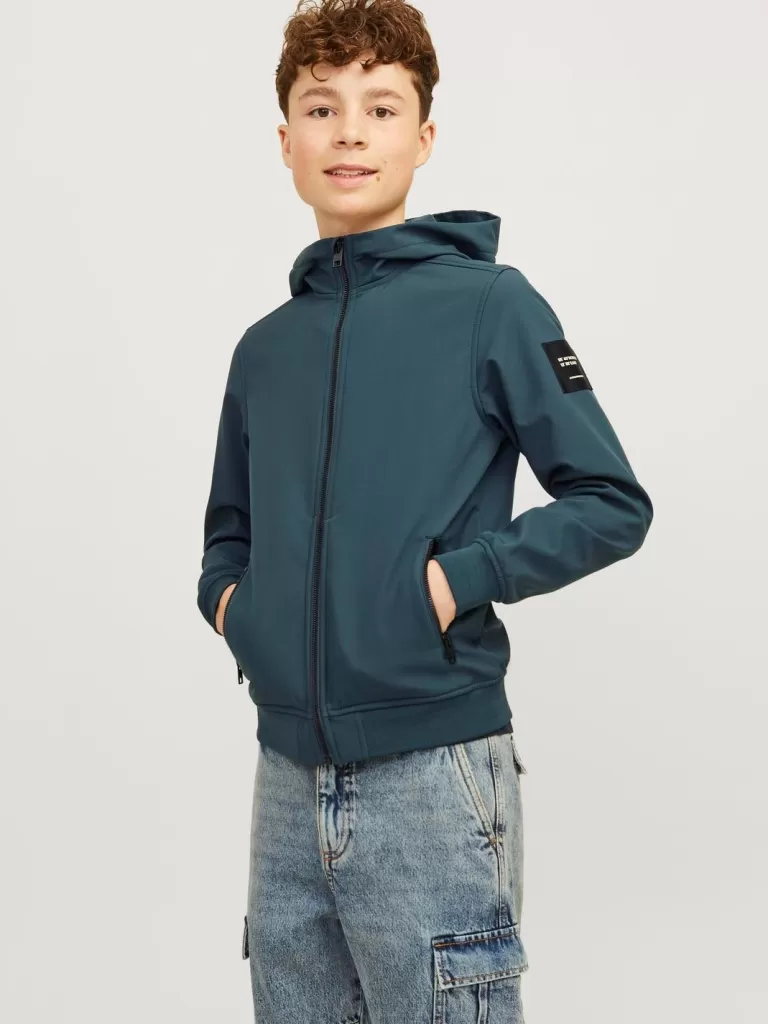 JACK & JONES Kurtki^Kurtka softshell Junior Zielony