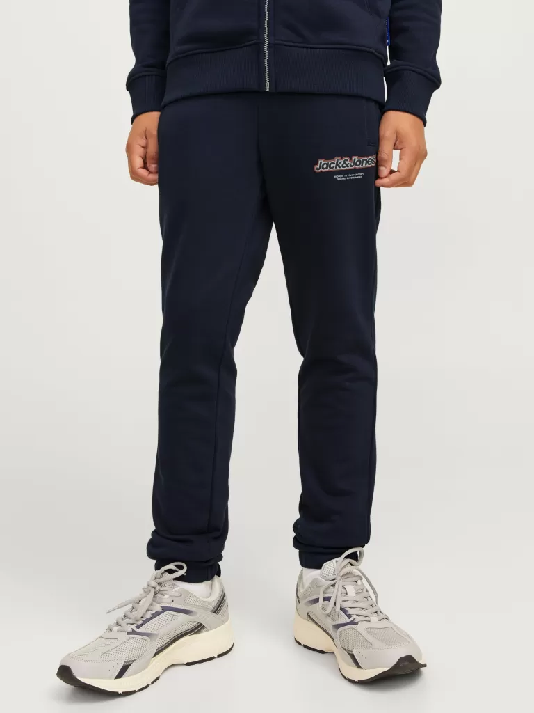 JACK & JONES Spodnie^Luźne spodnie Junior Niebieski