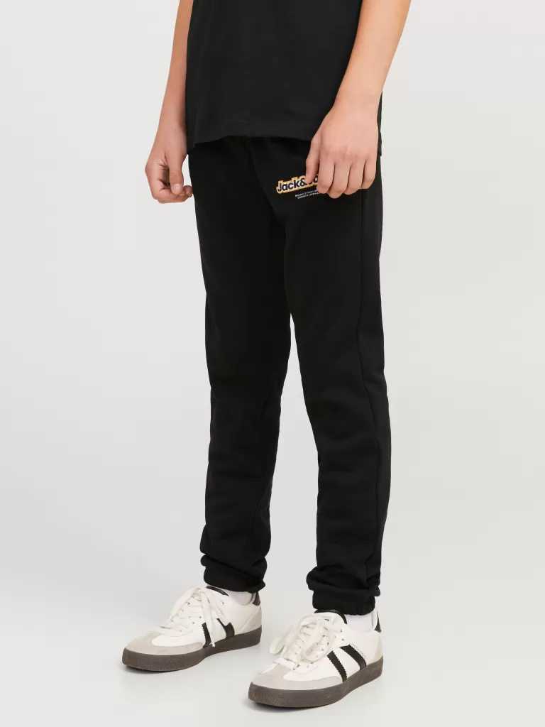 JACK & JONES Spodnie^Luźne spodnie Junior Czarny