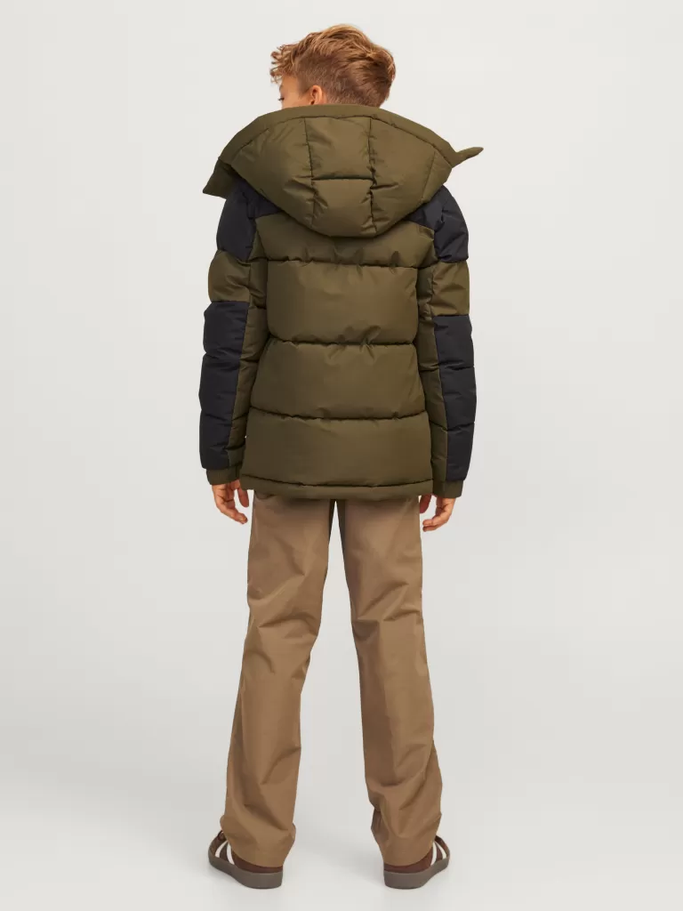JACK & JONES Spodnie^Luźne spodnie Junior Brązowy