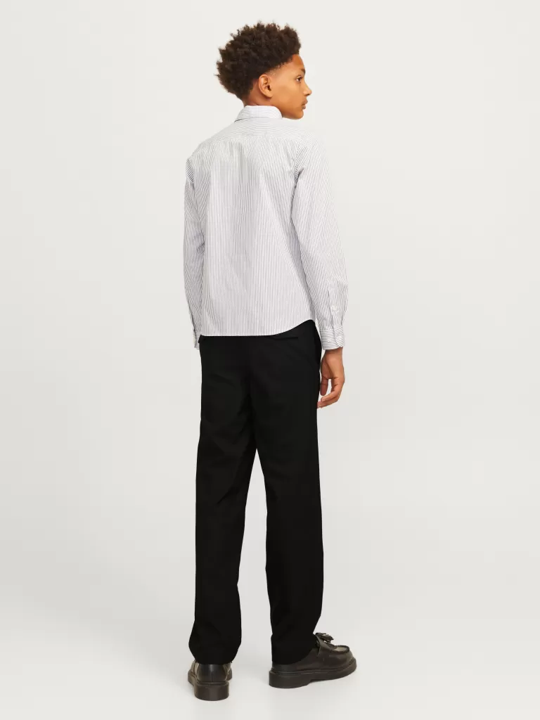 JACK & JONES Spodnie^Luźne spodnie Junior Czarny
