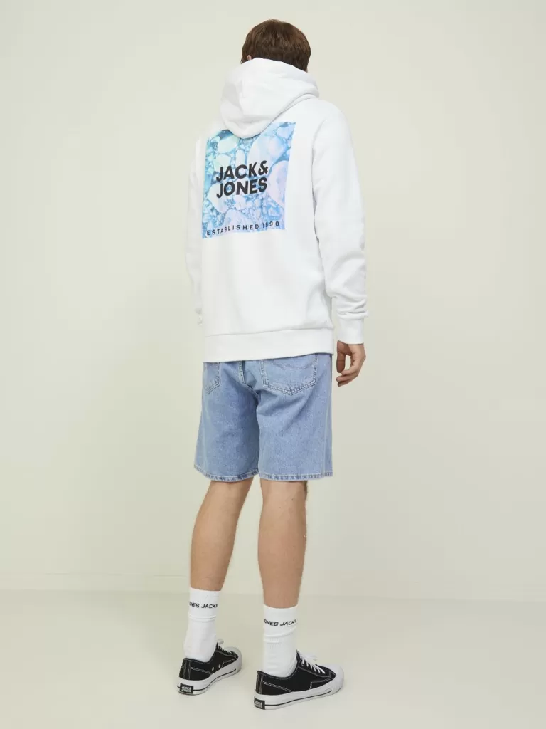 JACK & JONES Krótkie Spodenki | Szorty Jeansowe^Luźno dopasowane Jeansowe szorty Niebieski
