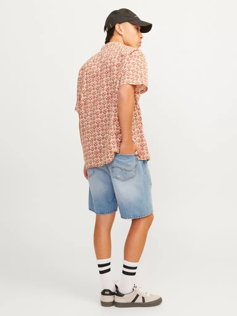 JACK & JONES Krótkie Spodenki | Szorty Jeansowe^Luźno dopasowane Jeansowe szorty Niebieski