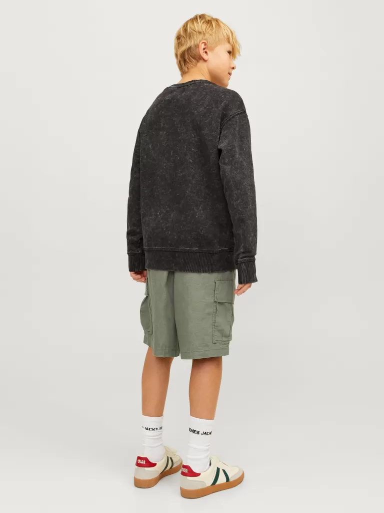 JACK & JONES Krótkie Spodenki | Wyprzedaż^Luźno dopasowane Krótkie bojówki Junior Zielony