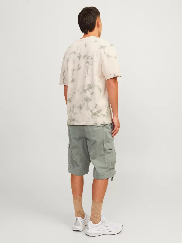 JACK & JONES Krótkie Spodenki^Luźno dopasowane Krótkie spodenki o luźnym kroju Zielony