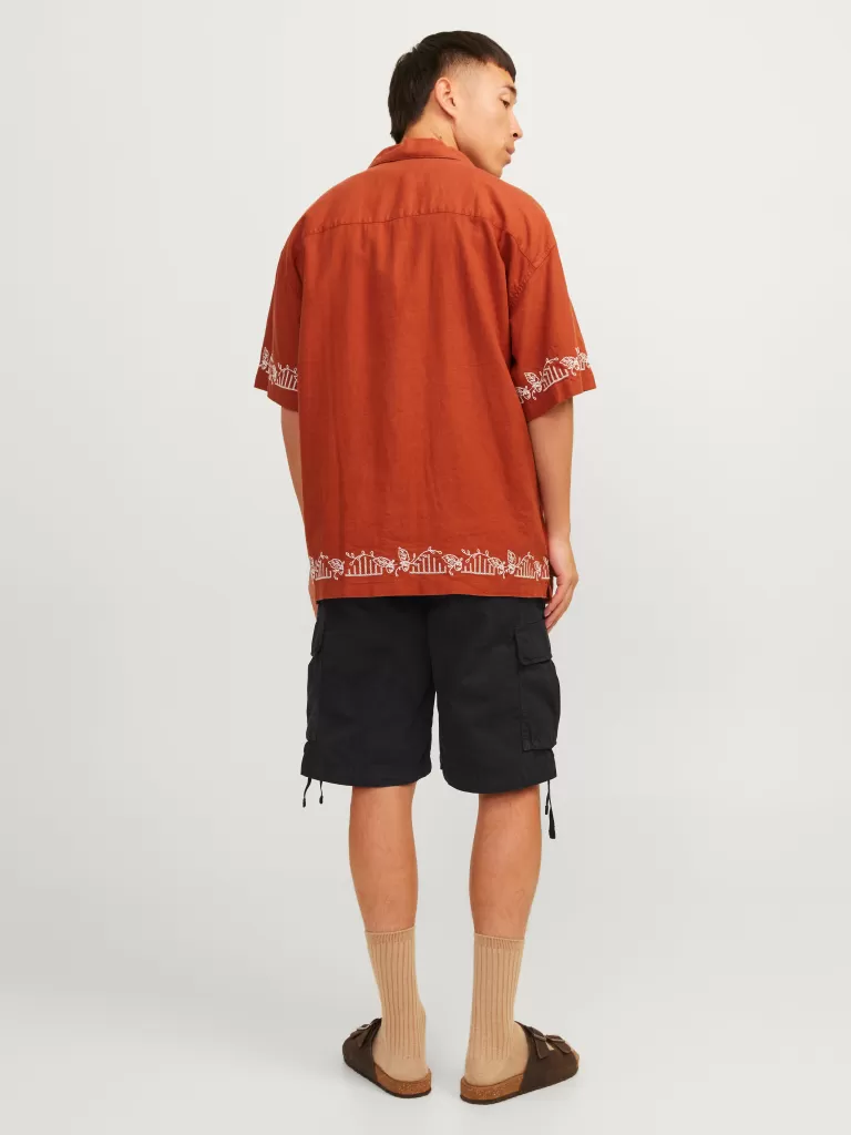 JACK & JONES Krótkie Spodenki^Luźno dopasowane Krótkie spodenki o luźnym kroju Czarny