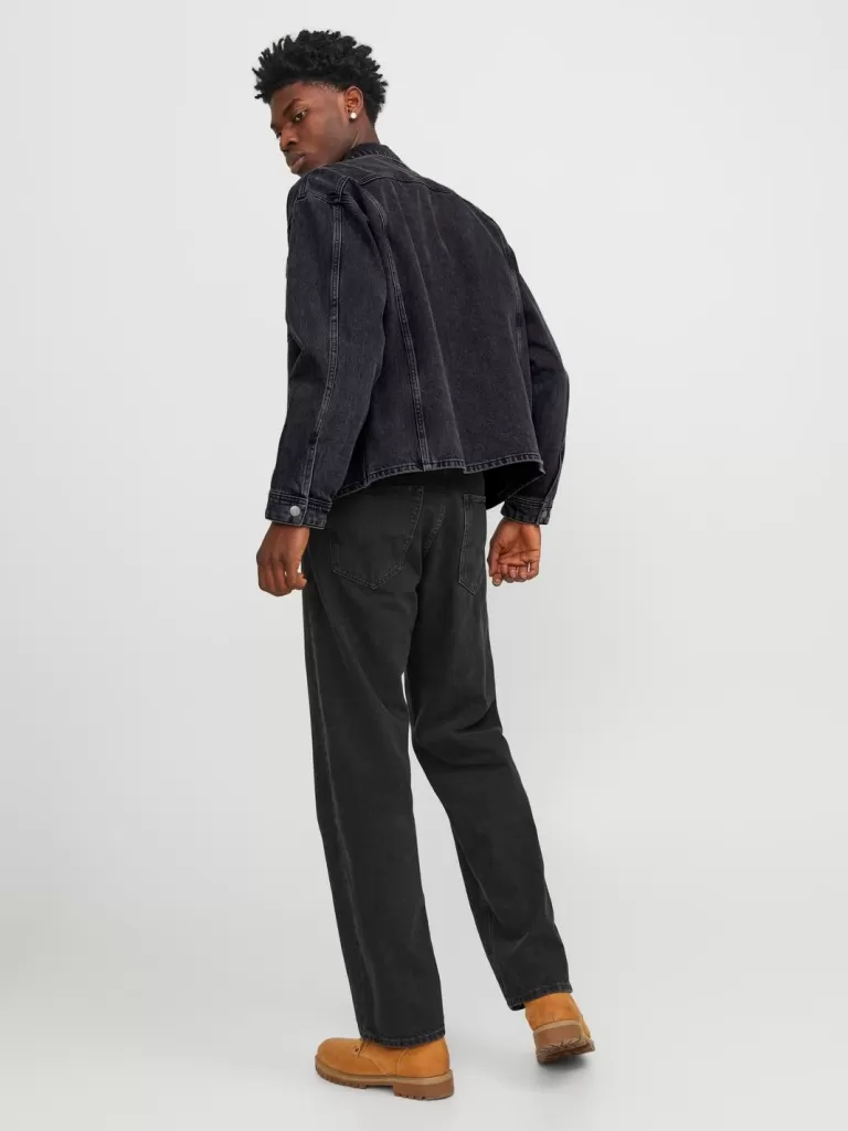 JACK & JONES Koszule | Jeansowe Koszule^Luźno dopasowane Kurtka koszulowa Czarny