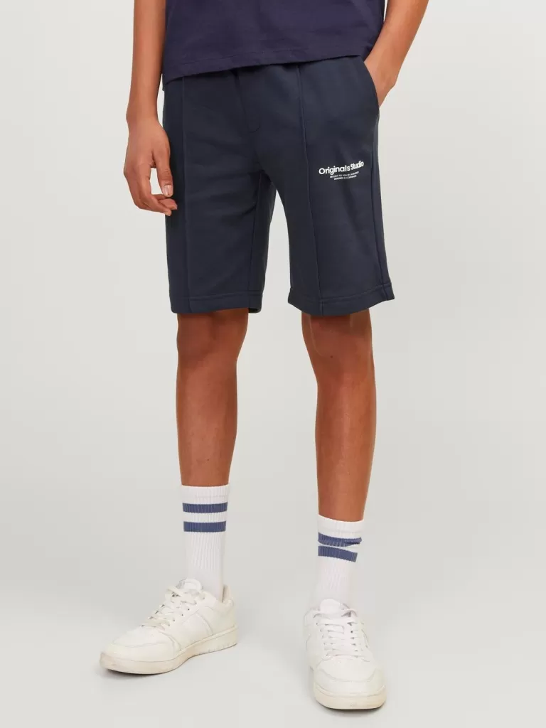 JACK & JONES Krótkie Spodenki | Wyprzedaż^Luźno dopasowane Szorty dresowe Junior Niebieski