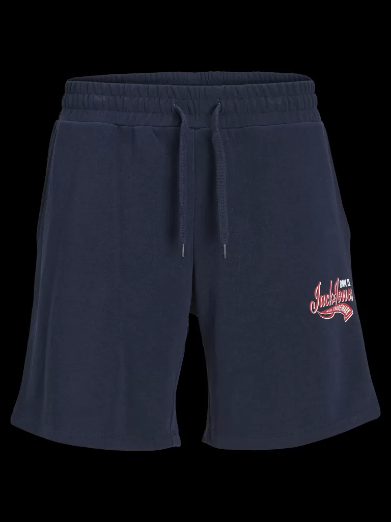 JACK & JONES Krótkie Spodenki | Wyprzedaż^Luźno dopasowane Szorty dresowe Mini Niebieski