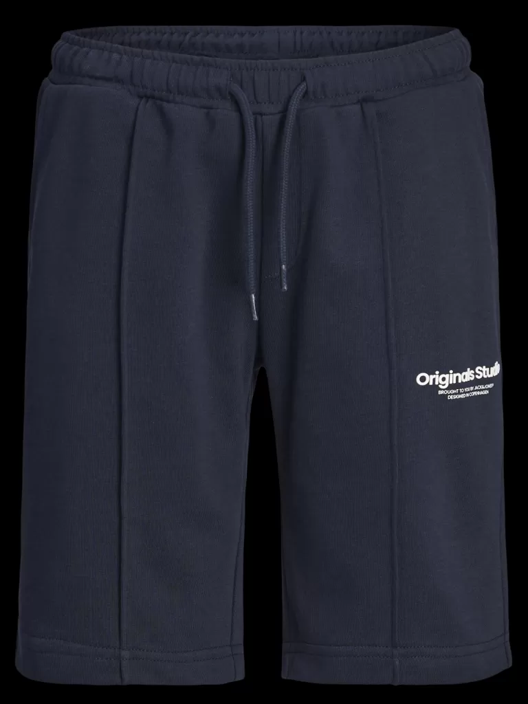 JACK & JONES Krótkie Spodenki | Wyprzedaż^Luźno dopasowane Szorty dresowe Mini Niebieski