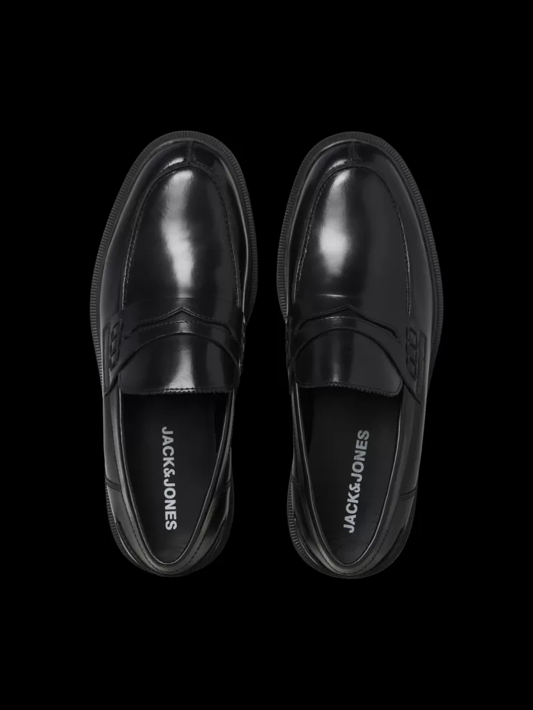 JACK & JONES Eleganckie Obuwie^Mokasyny Czarny