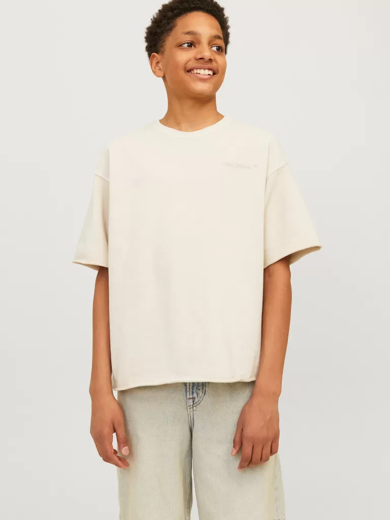 JACK & JONES Bluzy | Wyprzedaż^Nadruk Bluza Junior Beżowy