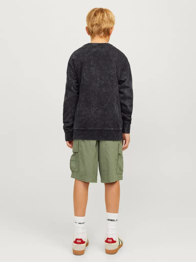 JACK & JONES Bluzy | Wyprzedaż^Nadruk Bluza Junior Czarny