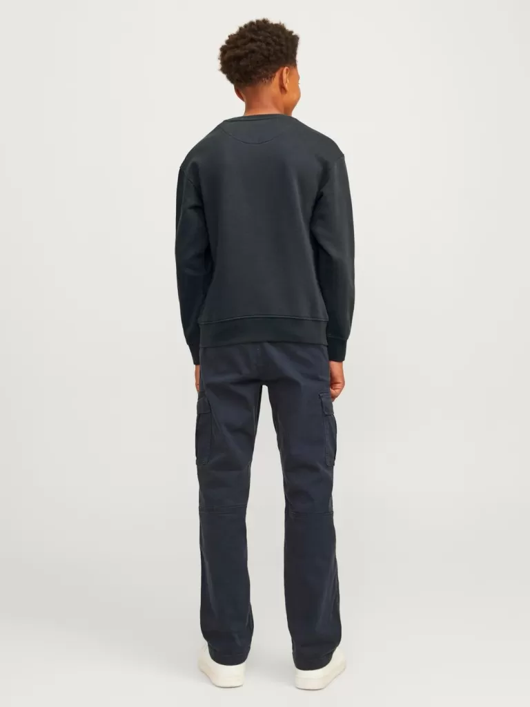 JACK & JONES Bluzy^Nadruk Bluza Junior Zielony