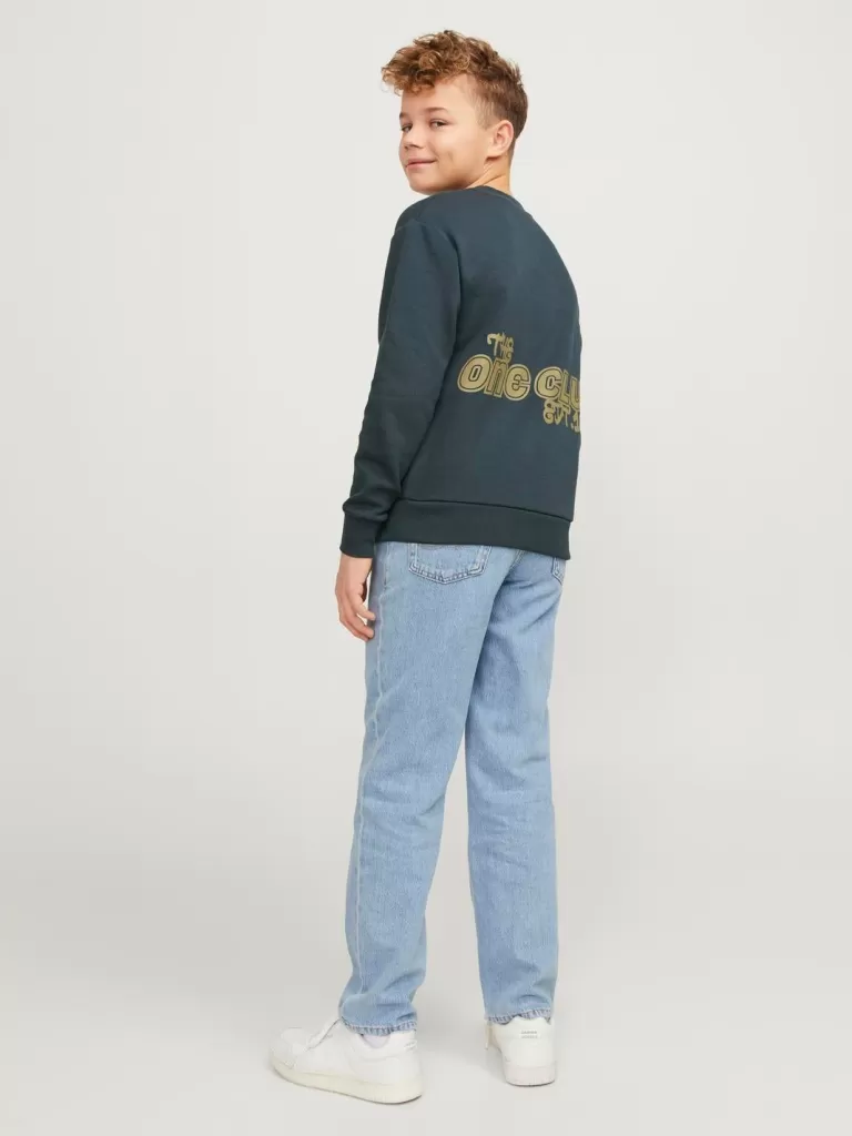 JACK & JONES Bluzy | Wyprzedaż^Nadruk Bluza Junior Zielony