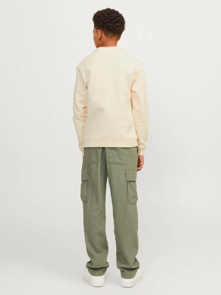 JACK & JONES Bluzy | Wyprzedaż^Nadruk Bluza Junior Żółty