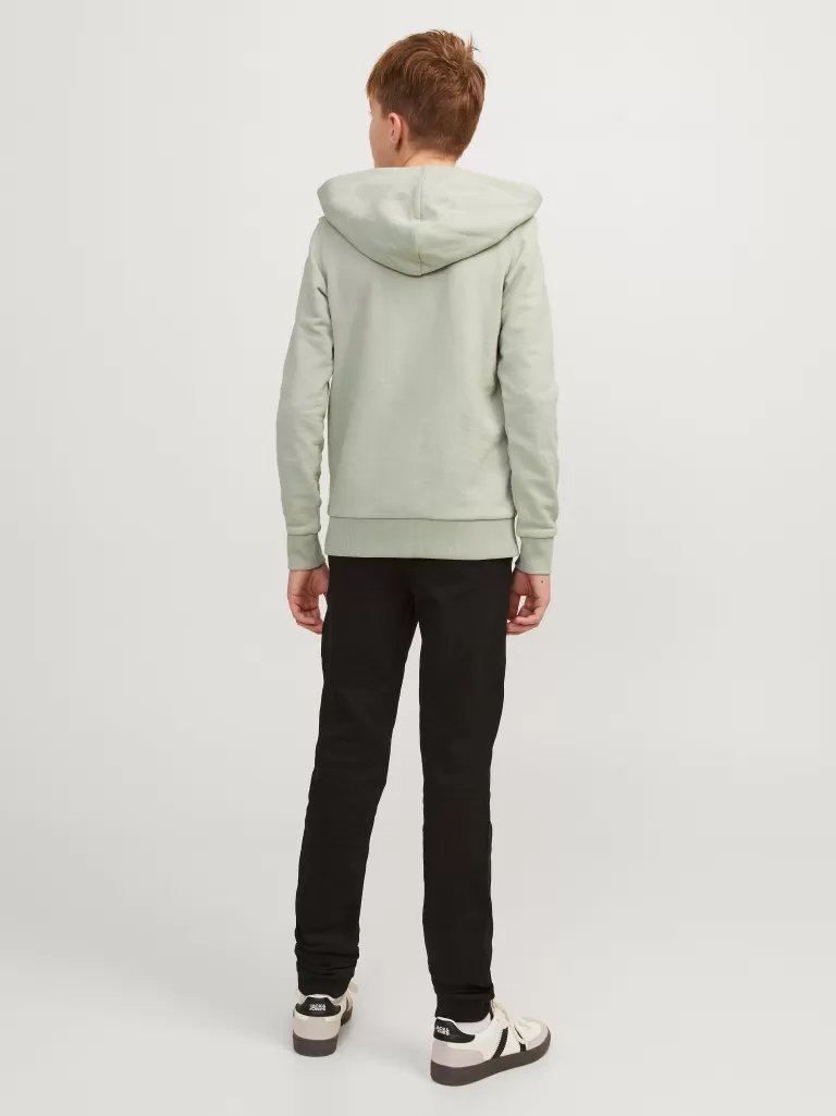 JACK & JONES Bluzy | Wyprzedaż^Nadruk Bluza z kapturem Junior Zielony